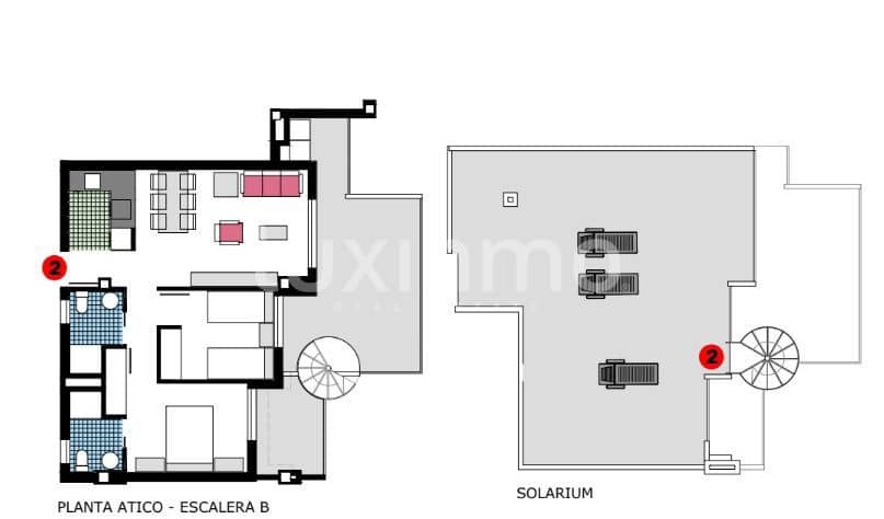 2 slaapkamer Penthouse te koop in Denia met zwembad - € 399.000 (Ref: 8708447)