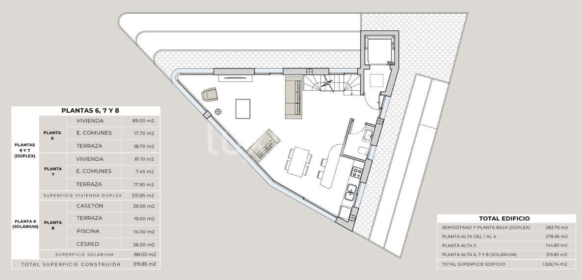 3 Zimmer Apartment zu verkaufen in Finestrat mit Pool - 2.900.000 € (Ref: 8712396)