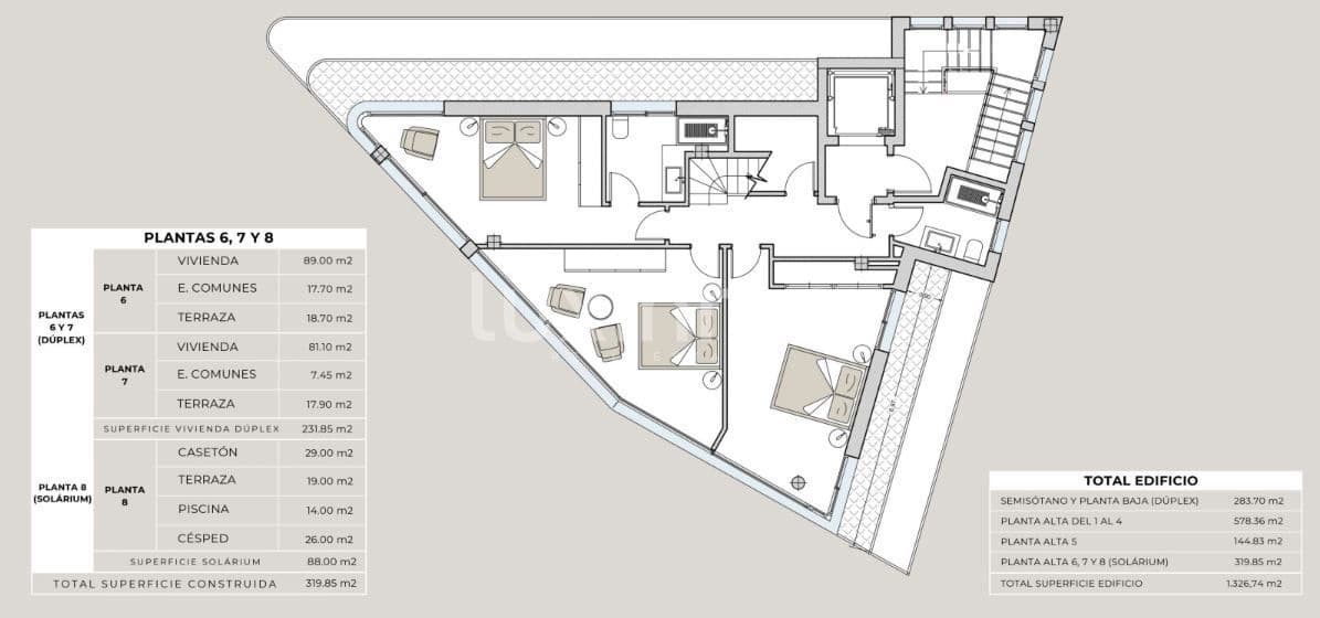3 Zimmer Apartment zu verkaufen in Finestrat mit Pool - 2.900.000 € (Ref: 8712396)