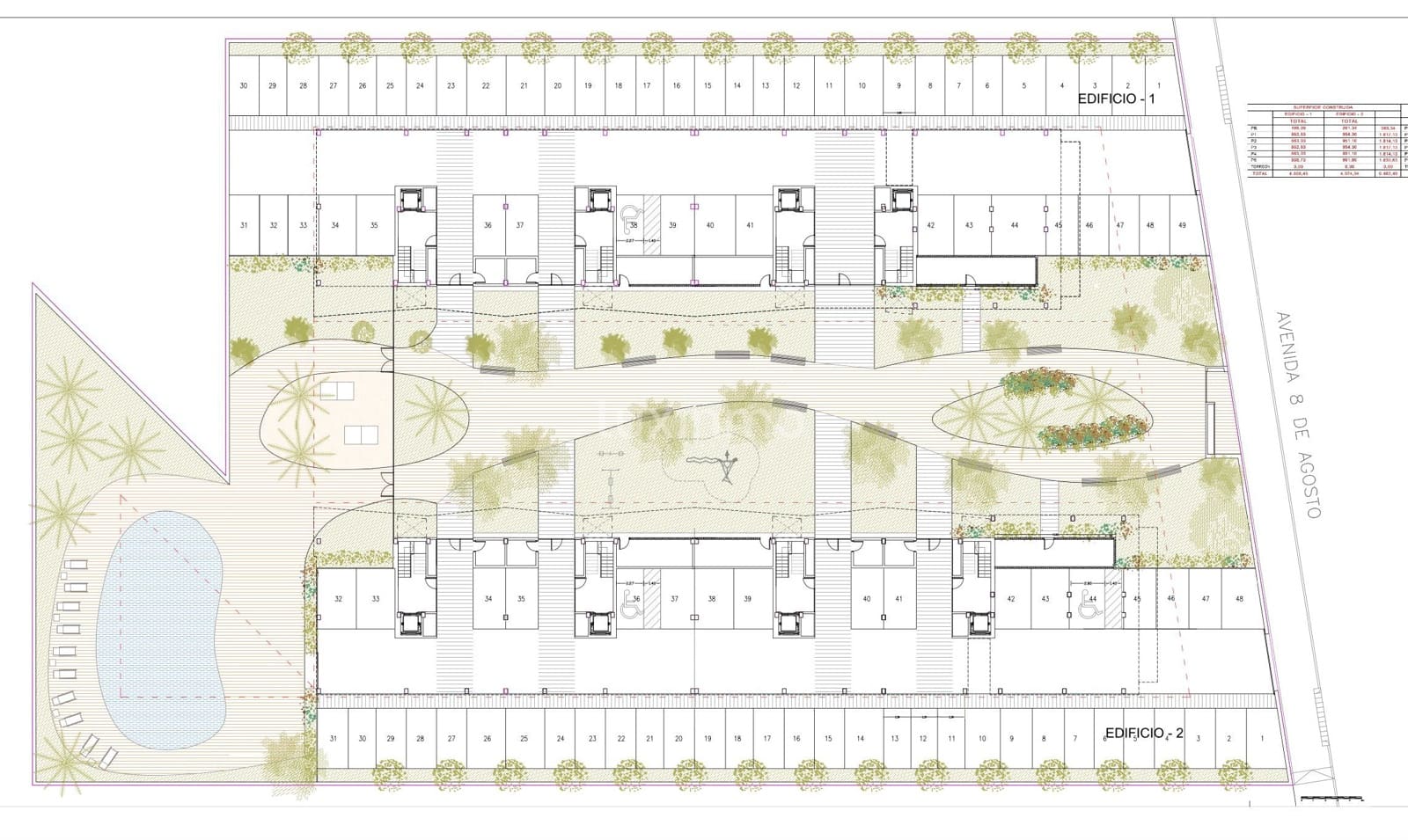 2 sovrum Takvåning till salu i Ibiza stad med pool garage - 1 334 935 € (Ref: 8828397)