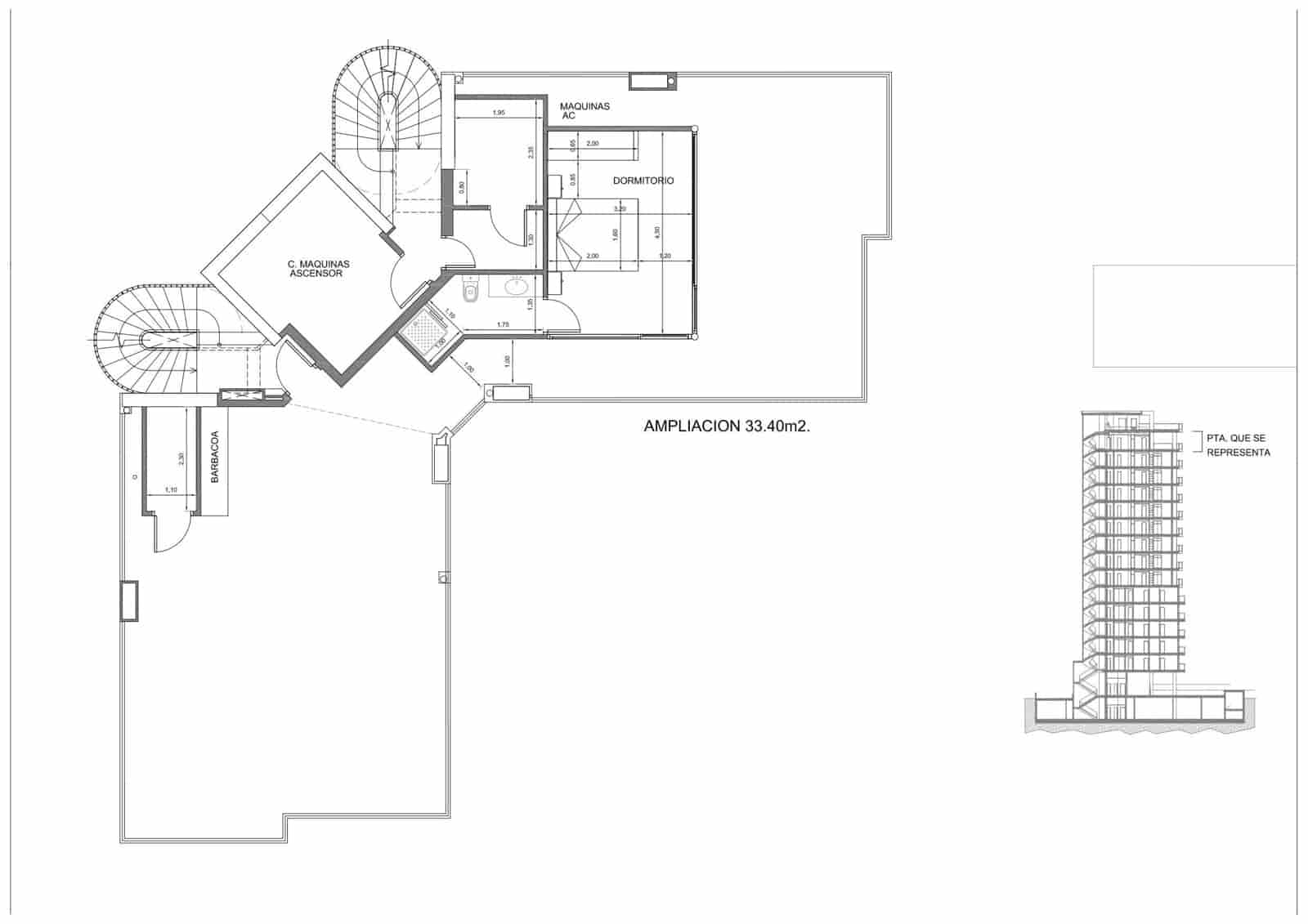 3 chambre Penthouse à vendre à Calpe / Calp avec piscine garage - 1 999 000 € (Ref: 8828400)