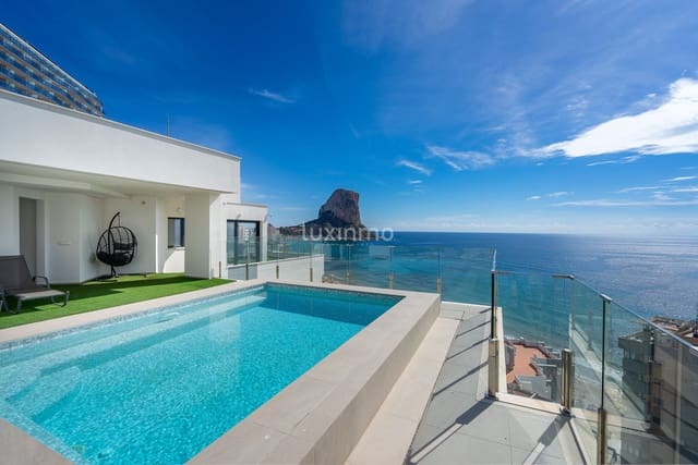 3 soverom Penthouse til salgs i Calpe / Calp med svømmebasseng garasje - € 1 999 000 (Ref: 8828400)