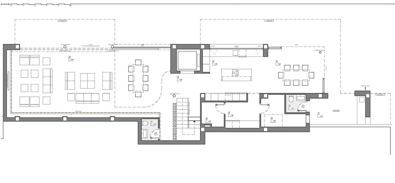 5 sypialnia Willa na sprzedaż w Benitachell / Benitatxell z basenem garażem - 5 857 000 € (Ref: 8828416)