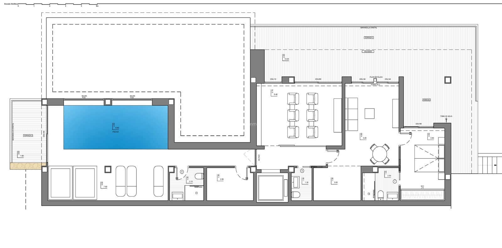 5 sypialnia Willa na sprzedaż w Benitachell / Benitatxell z basenem garażem - 5 857 000 € (Ref: 8828416)