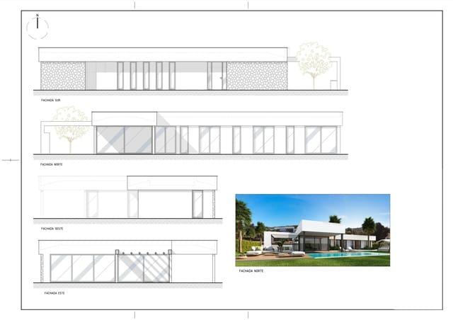 3 sovrum Villa till salu i Javea / Xàbia med pool garage - 1 100 000 € (Ref: 8834014)