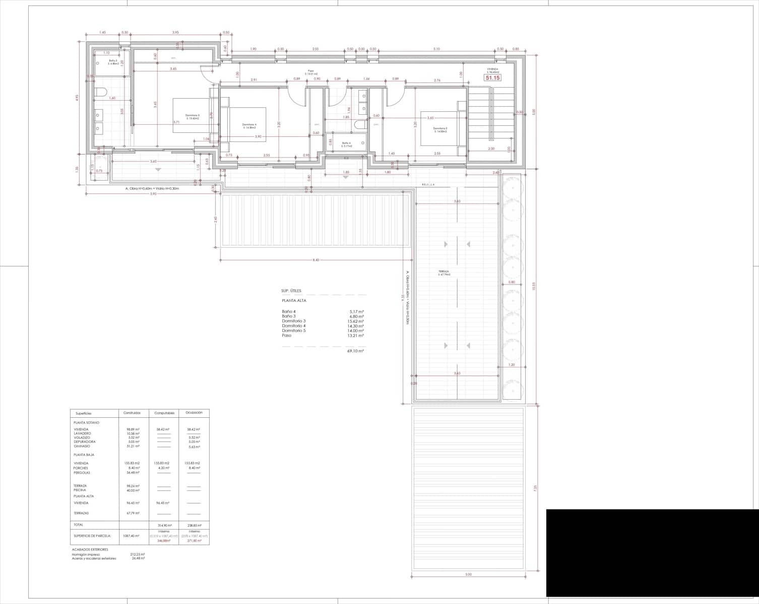 5 soverom Villa til salgs i Moraira med svømmebasseng garasje - € 2 100 000 (Ref: 8836128)
