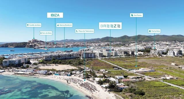 2 slaapkamer Penthouse te koop in Ibiza dorp met zwembad garage - € 1.475.000 (Ref: 8838190)