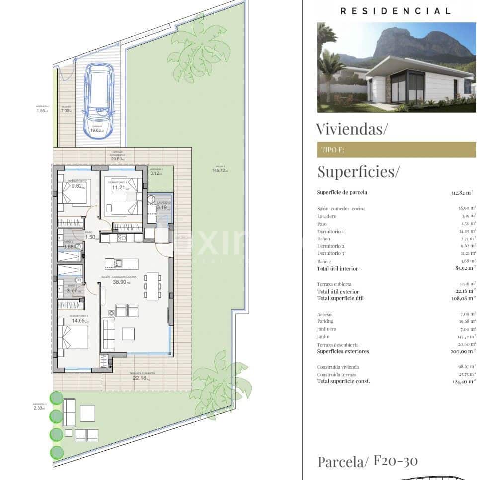3 soverom Villa til salgs i Polop med svømmebasseng - € 503 000 (Ref: 8845263)