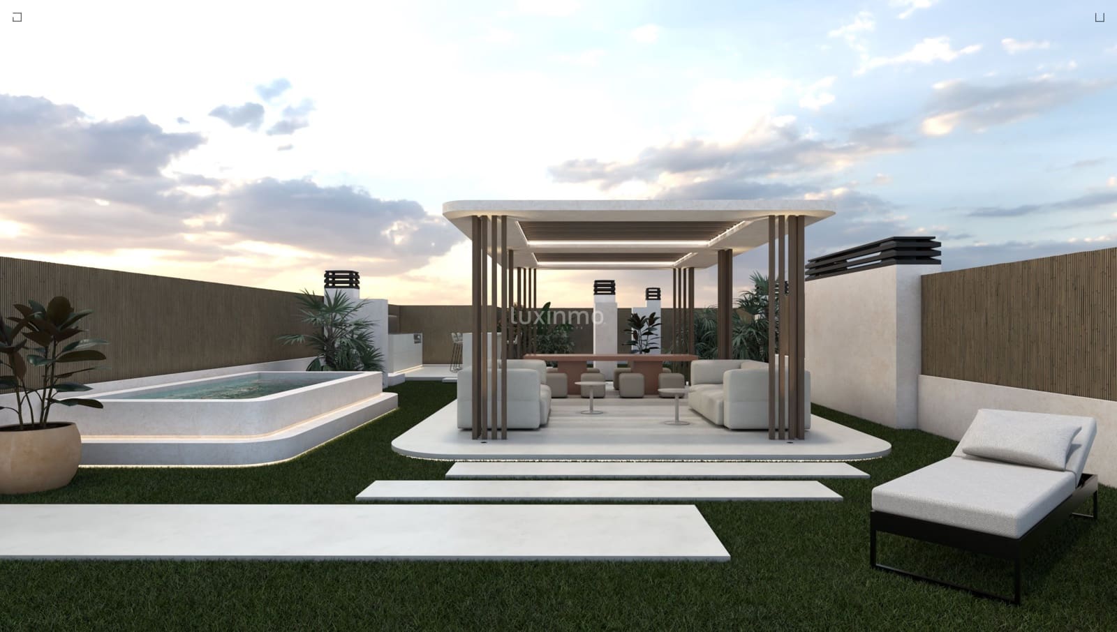 3 soverom Penthouse til salgs i Ibiza by med svømmebasseng garasje - € 3 050 000 (Ref: 8845267)