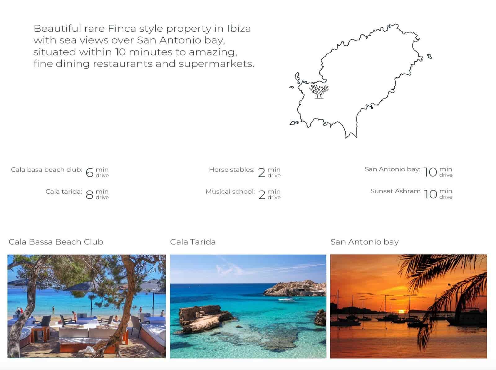 5 soveværelse Villa til salg i San Jose / Sant Josep de Sa Talaia med swimmingpool garage - € 6.950.000 (Ref: 8908155)