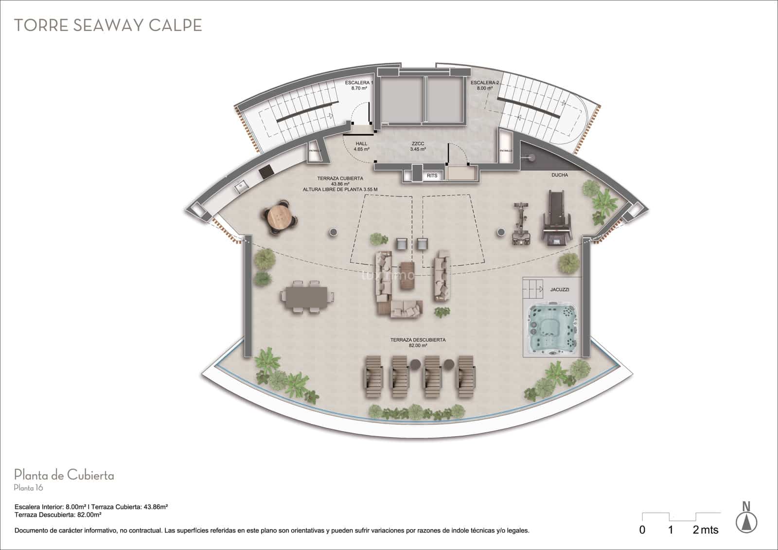 3 soverom Penthouse til salgs i Calpe / Calp med svømmebasseng - € 1 390 000 (Ref: 8912256)