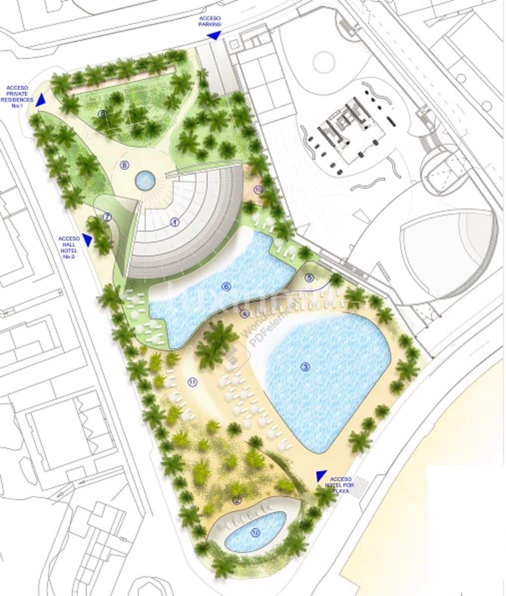 2 soverom Leilighet til salgs i Benidorm med svømmebasseng garasje - € 1 108 000 (Ref: 8956177)