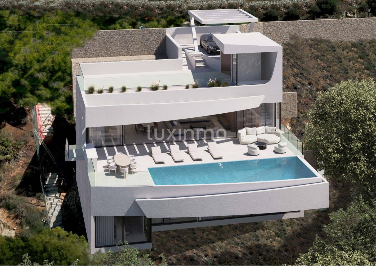 4 chambre Villa/Maison à vendre à Altea avec piscine garage - 2 495 000 € (Ref: 8993102)