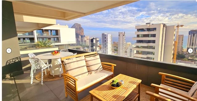 3 bedroom Apartment for rent in Calpe / Calp with pool garage - € 3,250 (Ref: 9002261)