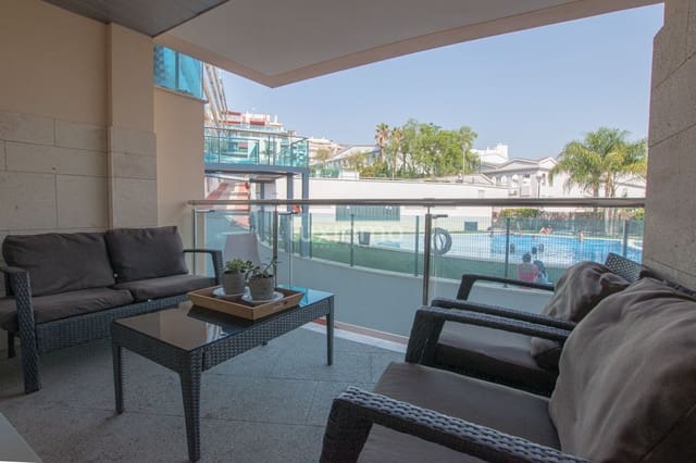 2 sovrum Lägenhet att hyra i Calpe / Calp med pool garage - 1 050 € (Ref: 9175305)