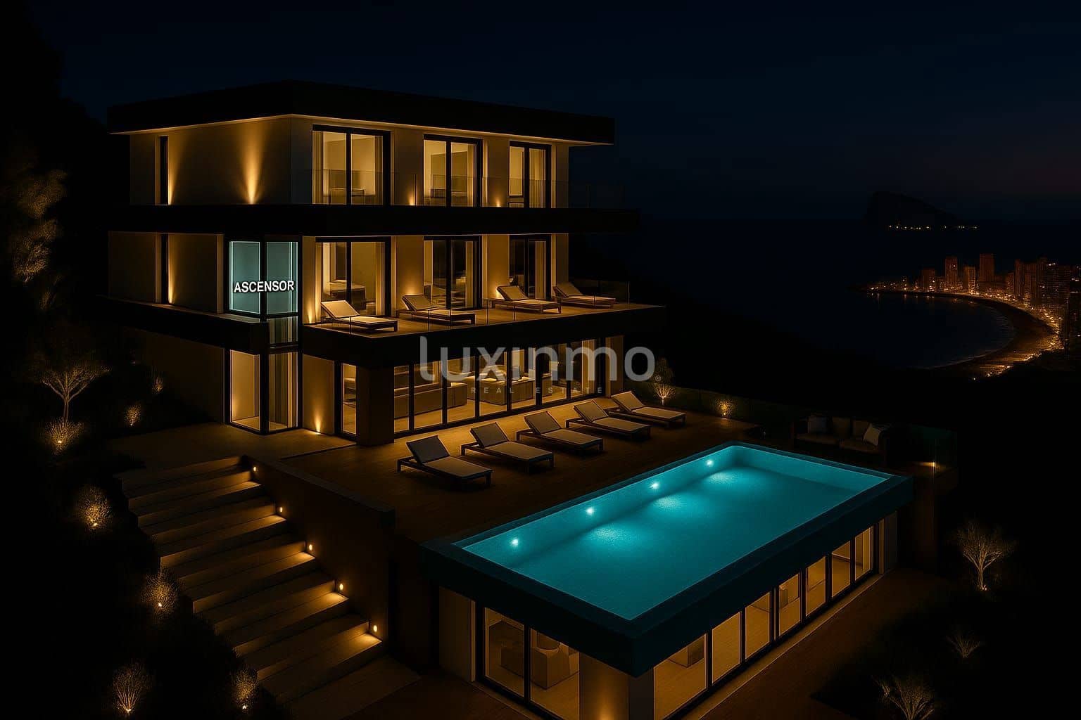 5 soverom Villa til salgs i Benidorm med svømmebasseng garasje - € 2 250 000 (Ref: 9279812)