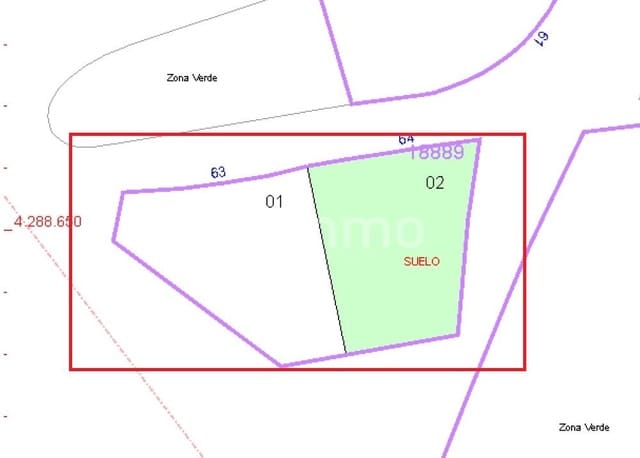 Ubebygd land til salgs i Benitachell / Benitatxell - € 386 400 (Ref: 9290896)