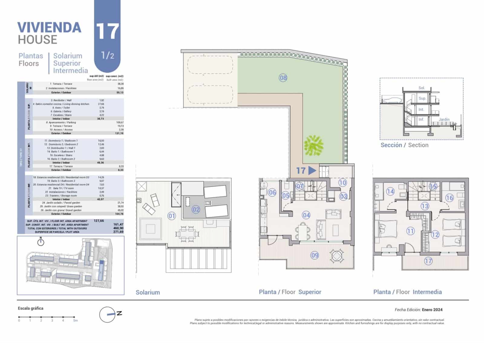 4 slaapkamer Rijtjeshuis te koop in La Nucia met zwembad garage - € 449.000 (Ref: 9296589)