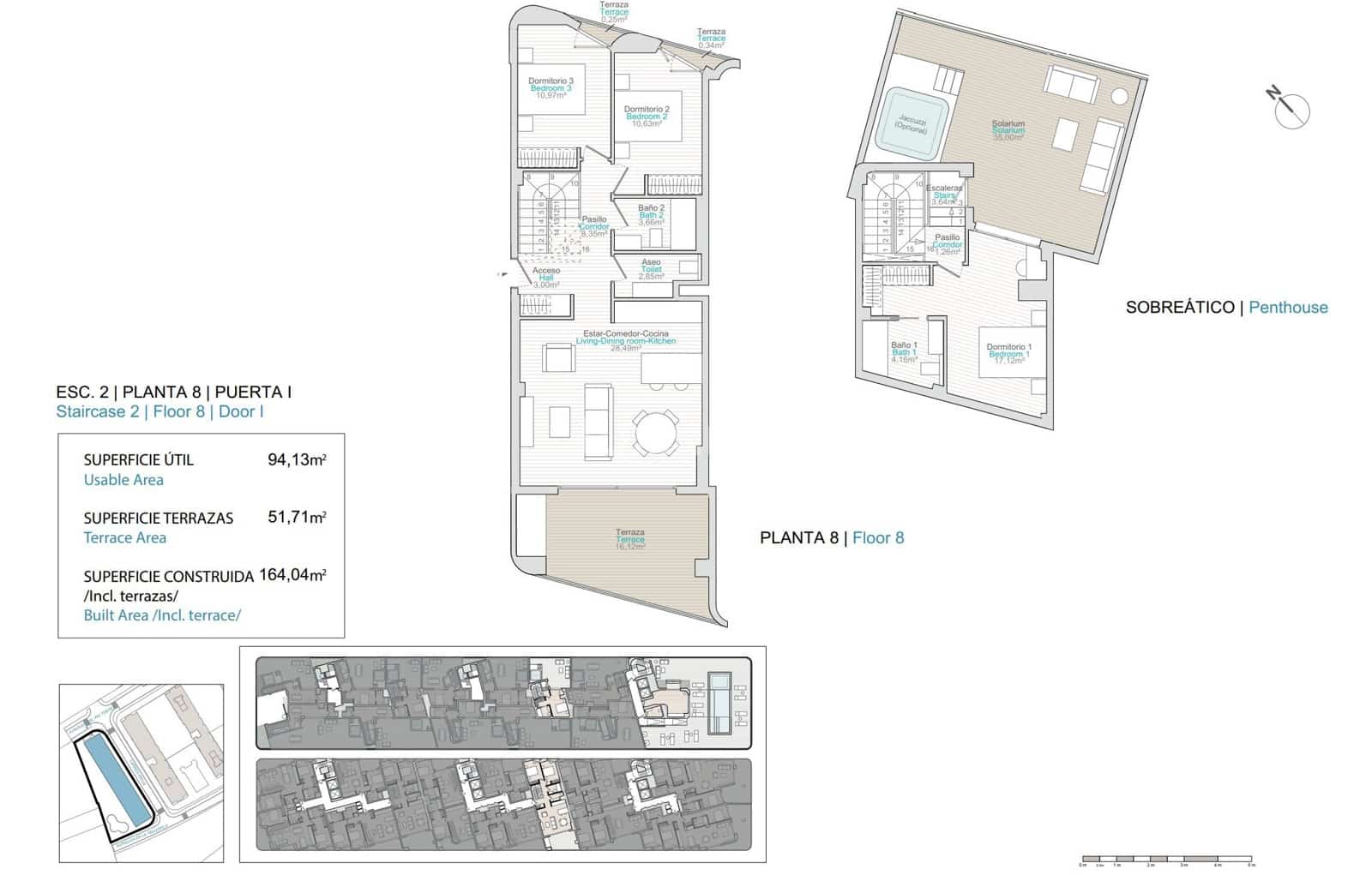3 soverom Penthouse til salgs i La Villajoyosa / Vila Joiosa med svømmebasseng garasje - € 686 000 (Ref: 9302966)