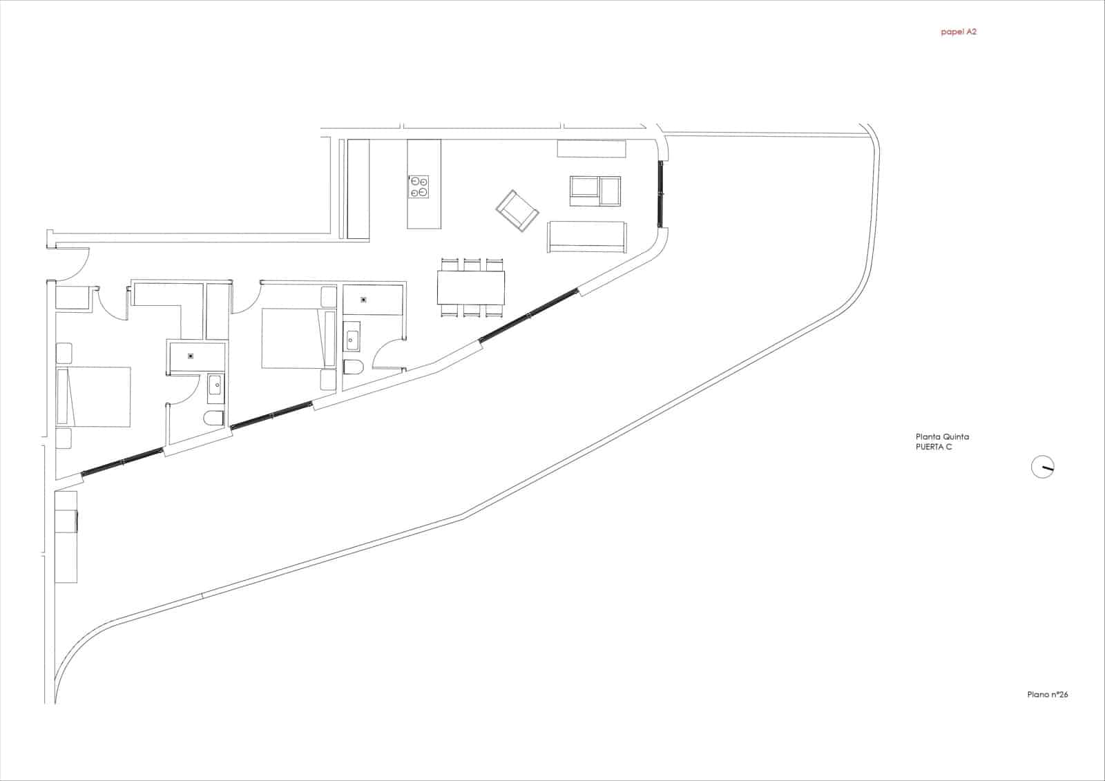2 chambre Penthouse à vendre à Calpe / Calp avec piscine - 748 370 € (Ref: 9304799)