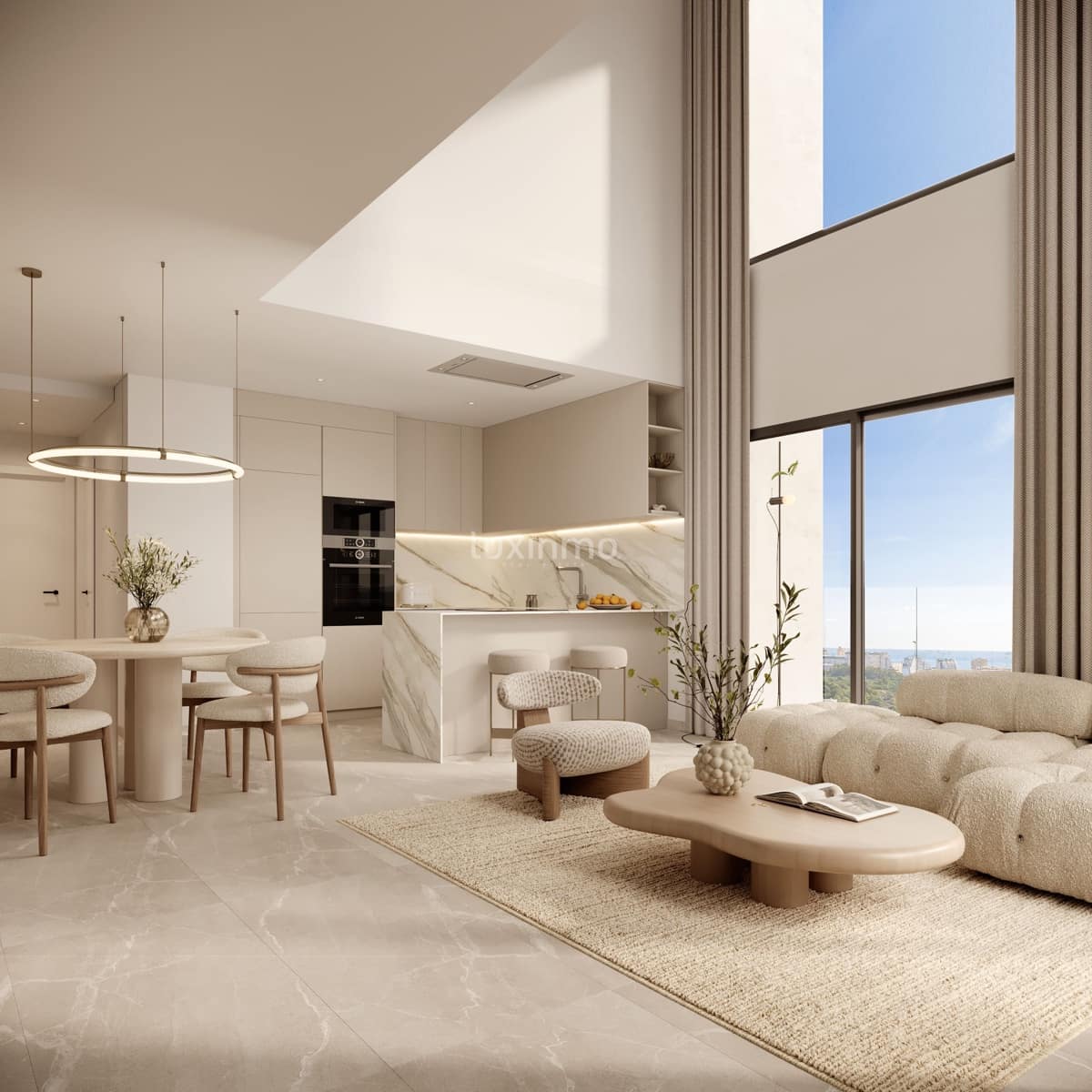 3 soverom Penthouse til salgs i Calpe / Calp med svømmebasseng garasje - € 1 100 000 (Ref: 9328660)