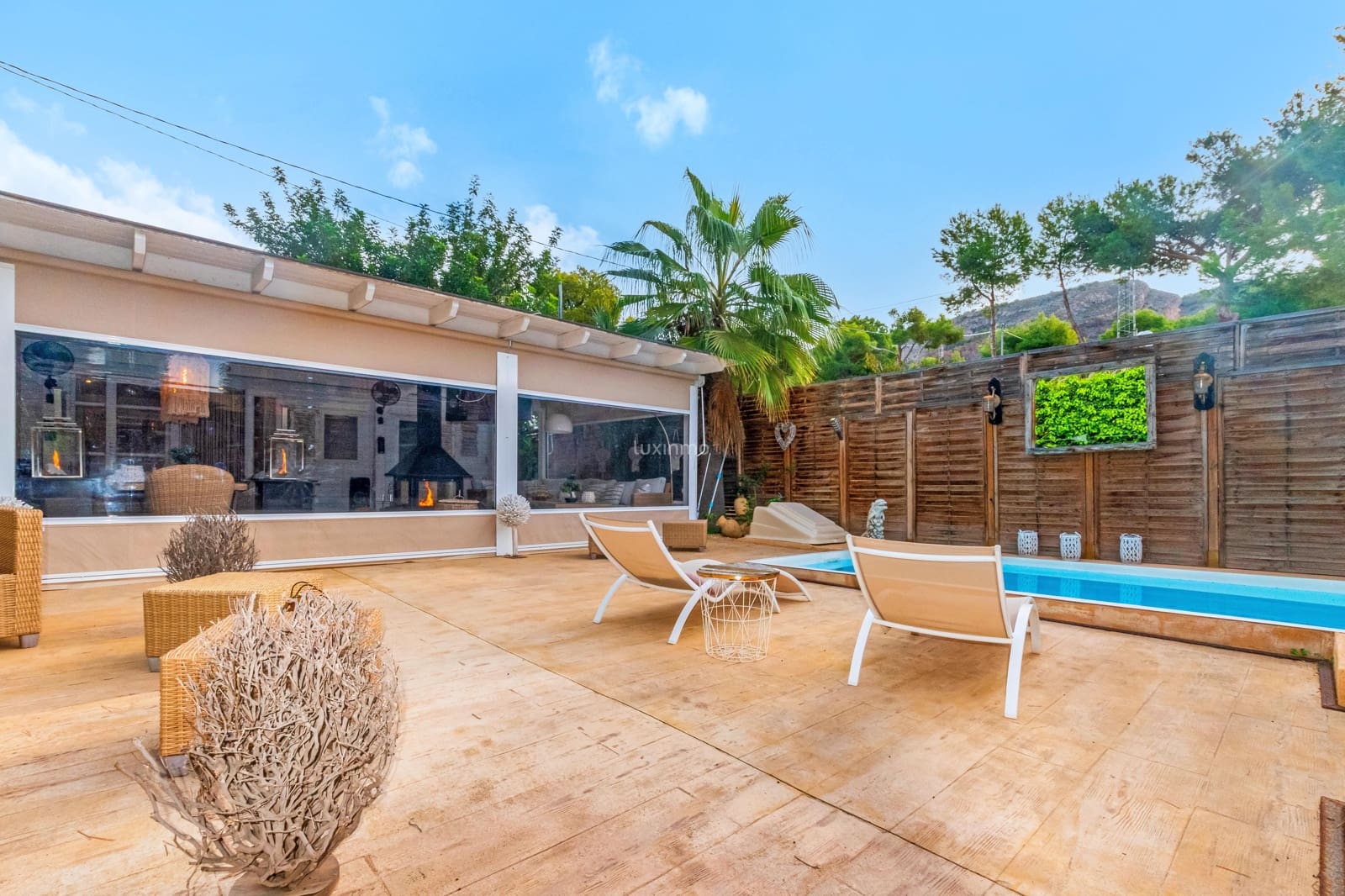 2 sovrum Villa att hyra i Alfaz del Pi / L'Alfas del Pi med pool - 1 800 € (Ref: 9347905)