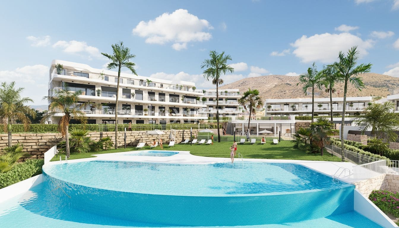 2 soveværelse Penthouse til salg i Finestrat med swimmingpool garage - € 630.000 (Ref: 9354257)