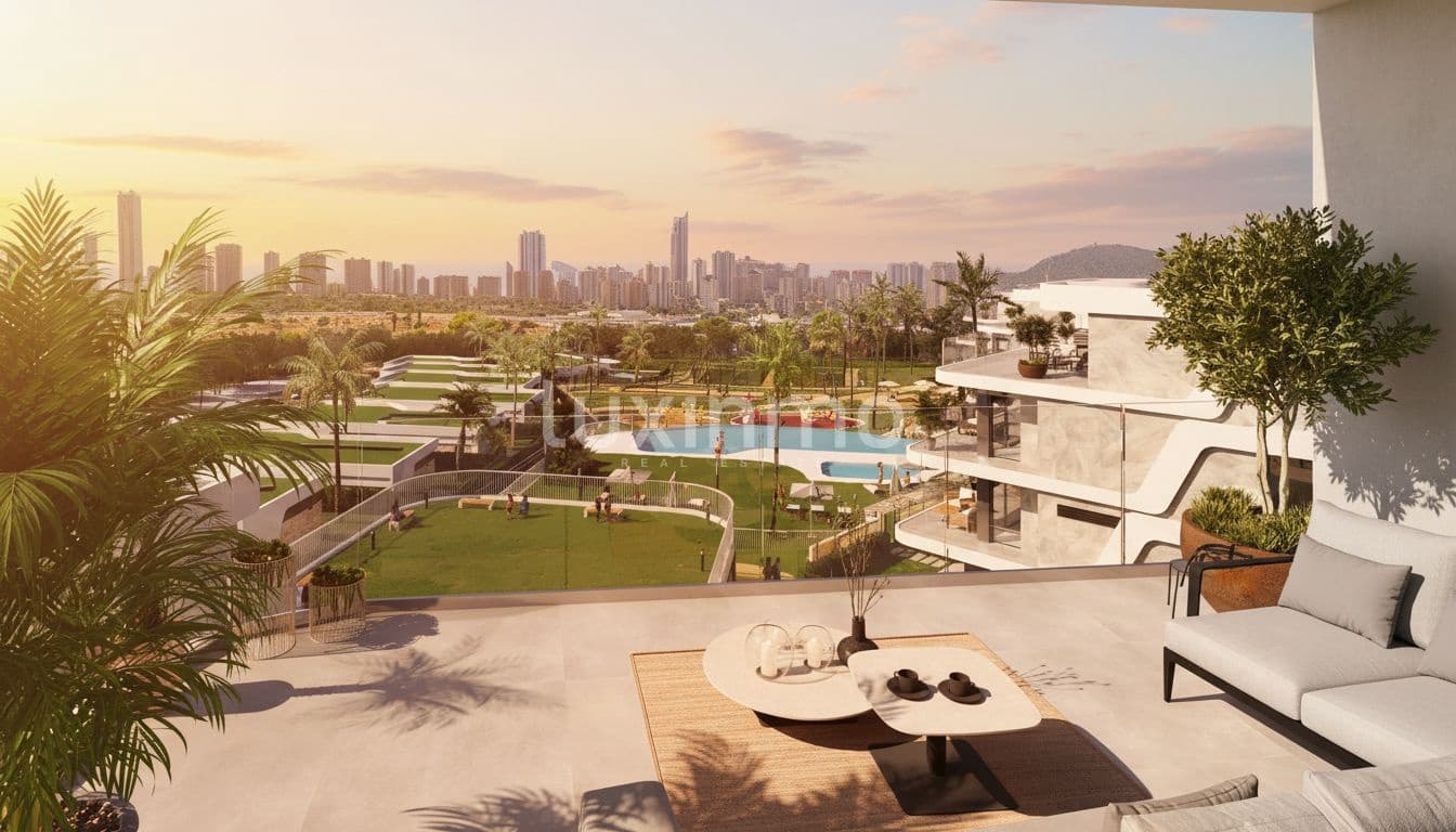 2 soveværelse Penthouse til salg i Finestrat med swimmingpool garage - € 630.000 (Ref: 9354257)