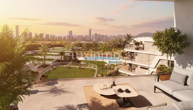 2 soveværelse Penthouse til salg i Finestrat med swimmingpool garage - € 630.000 (Ref: 9354257)