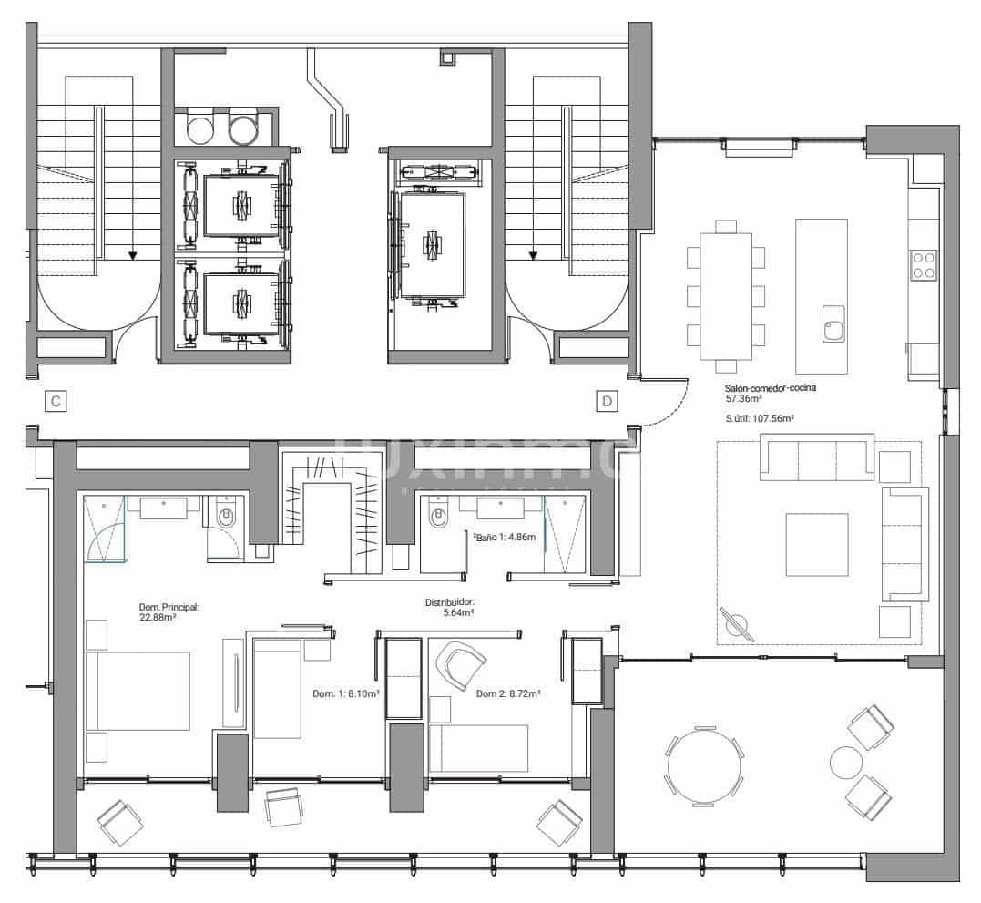 3 soverom Leilighet til salgs i Benidorm med svømmebasseng garasje - € 1 065 000 (Ref: 9374396)