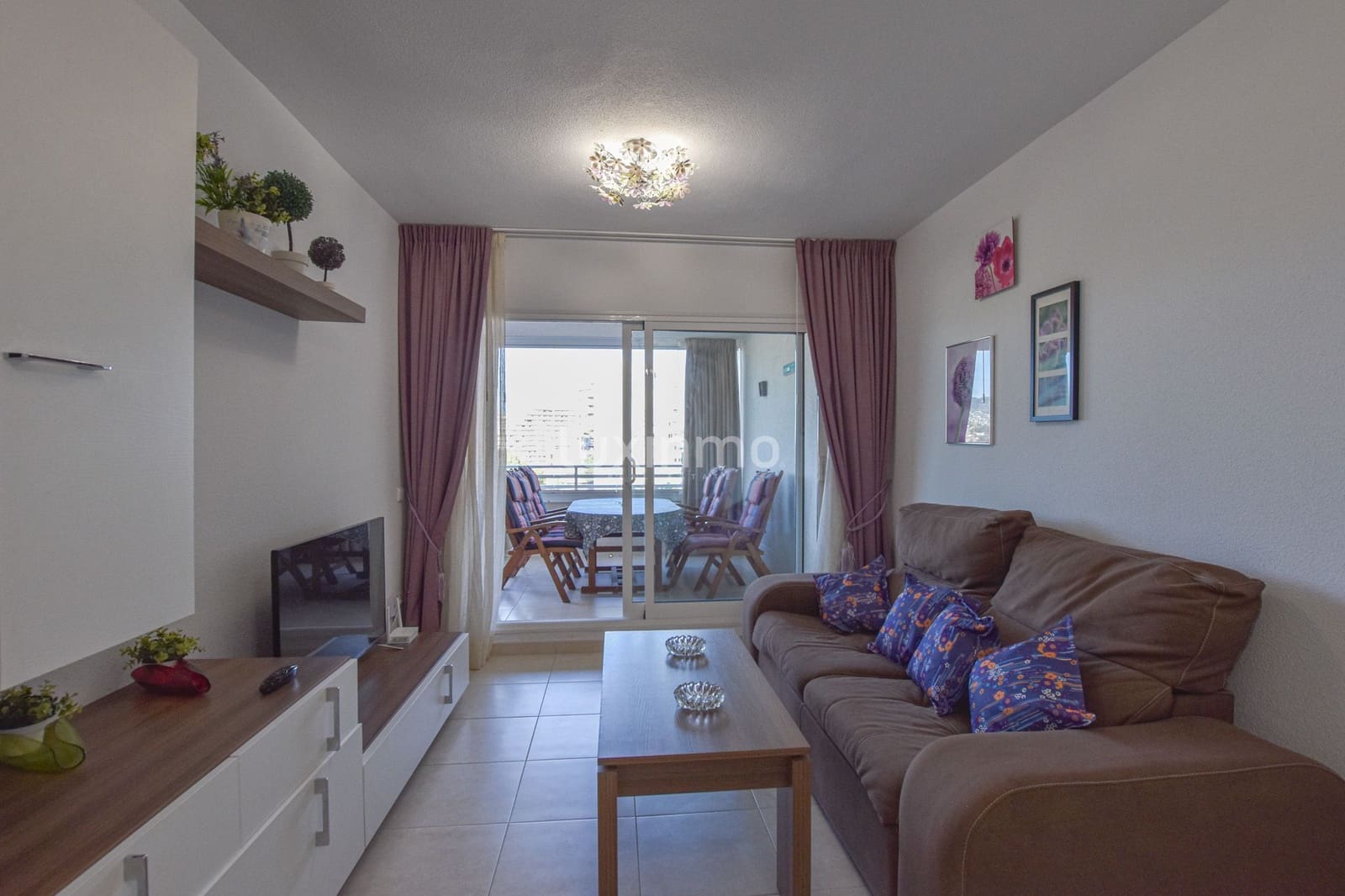 2 sovrum Lägenhet att hyra i Calpe / Calp med pool garage - 1 800 € (Ref: 9388303)