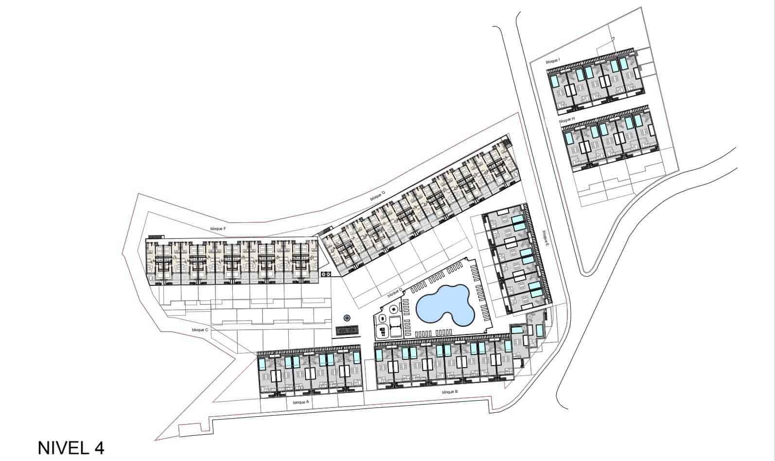 2 soverom Penthouse til salgs i Alfaz del Pi / L'Alfas del Pi med svømmebasseng garasje - € 338 000 (Ref: 9429546)