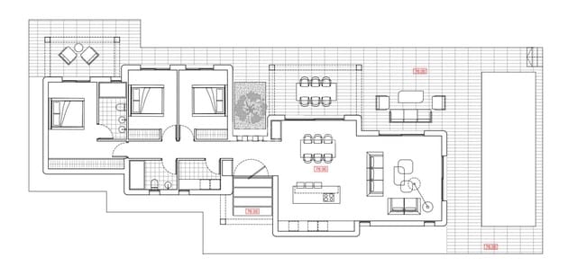 3 sovrum Villa till salu i Benissa med pool garage - 890 000 € (Ref: 9429550)
