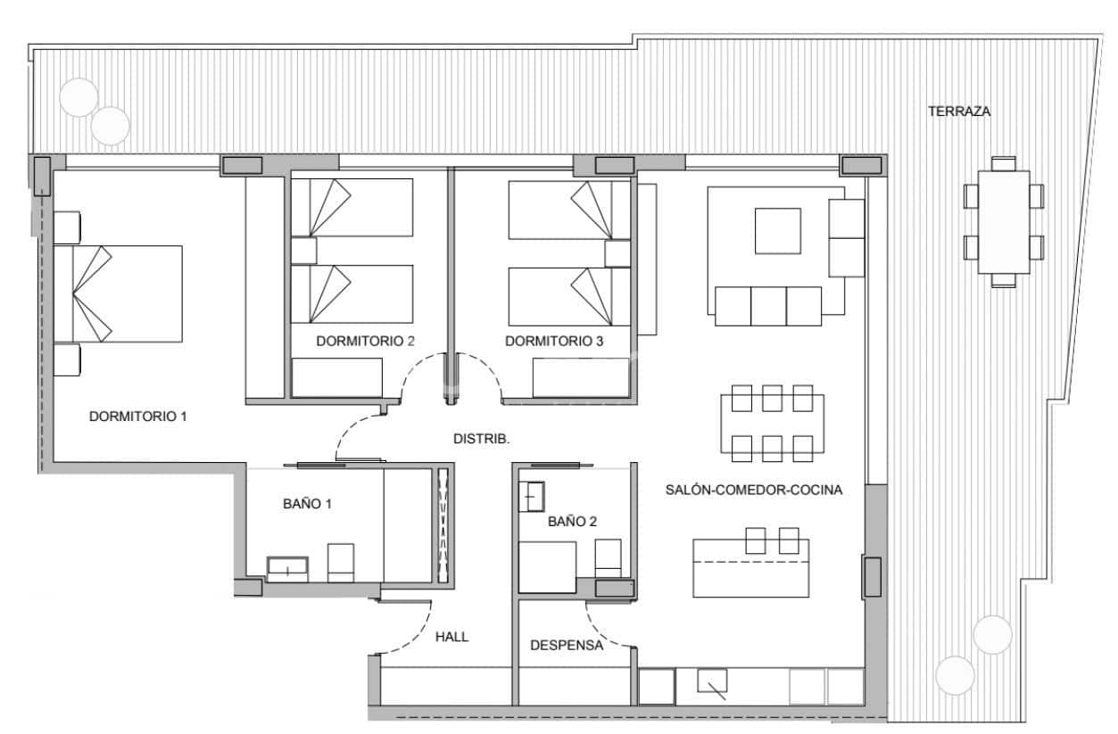 3 soverom Leilighet til salgs i La Nucia med svømmebasseng garasje - € 349 900 (Ref: 9432781)
