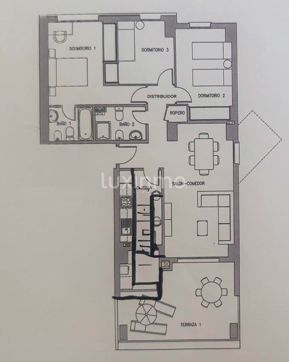 3 sovrum Lägenhet till salu i La Villajoyosa / Vila Joiosa med pool garage - 335 000 € (Ref: 9442953)