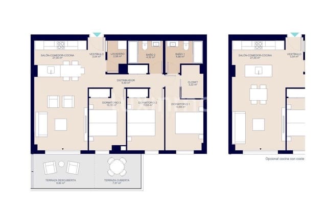 2 soverom Leilighet til salgs i La Villajoyosa / Vila Joiosa med svømmebasseng garasje - € 337 400 (Ref: 9450260)