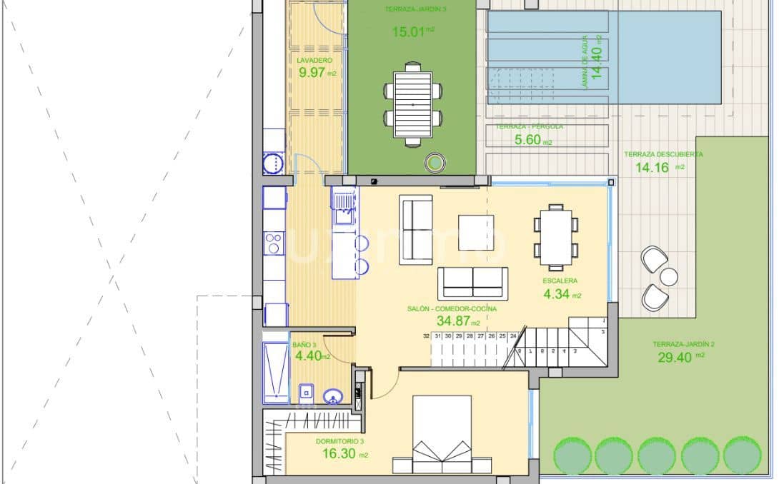 3 slaapkamer Villa te koop in Polop met zwembad garage - € 625.000 (Ref: 9470166)