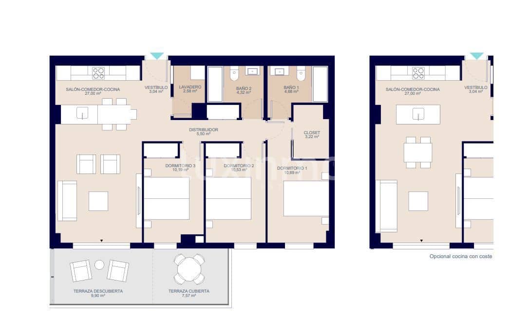 2 soverom Leilighet til salgs i La Villajoyosa / Vila Joiosa med svømmebasseng garasje - € 337 400 (Ref: 9470196)