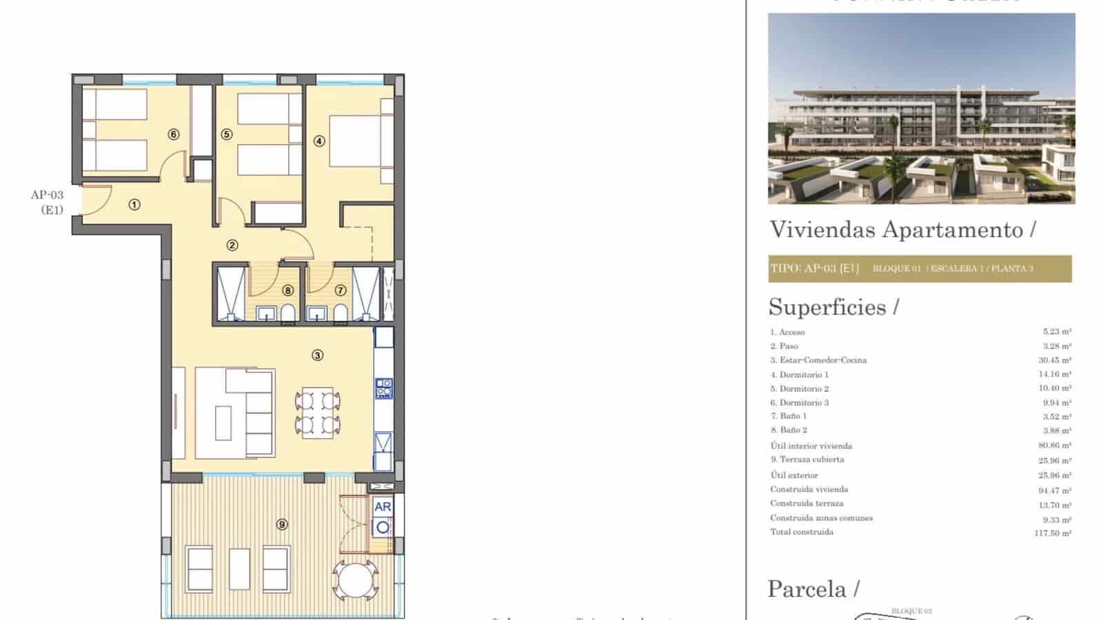 3 bedroom Apartment for sale in Muchamiel / Mutxamel with pool - € 350,750 (Ref: 9485073)