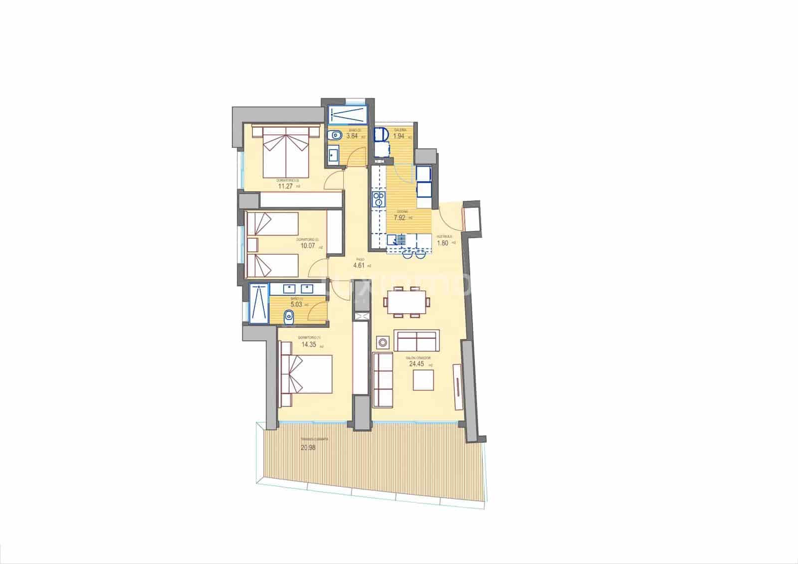 3 bedroom Apartment for sale in Benidorm with pool garage - € 670,000 (Ref: 9499591)