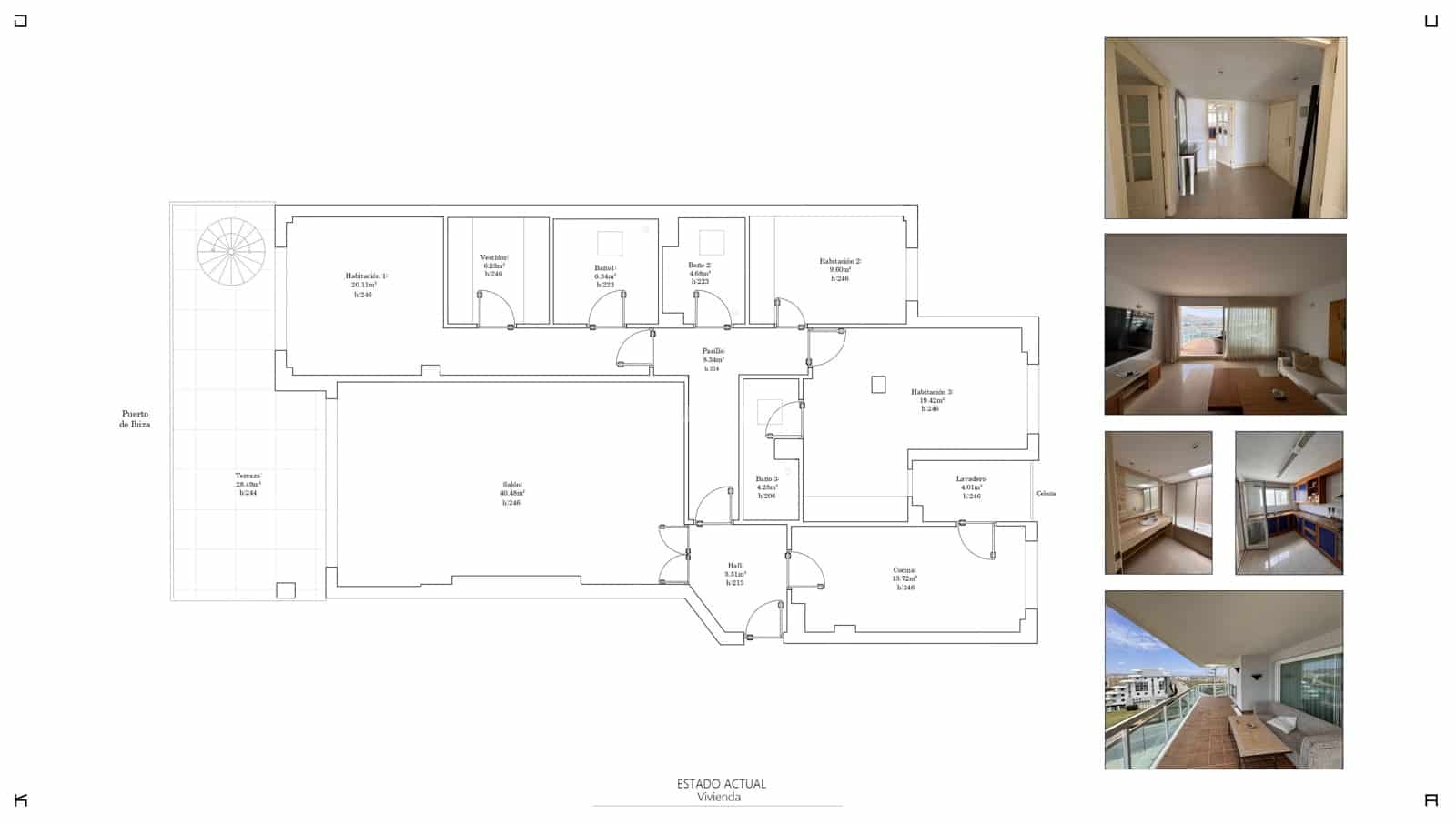 3 soveværelse Penthouse til salg i Ibiza by med swimmingpool garage - € 3.050.000 (Ref: 9597186)