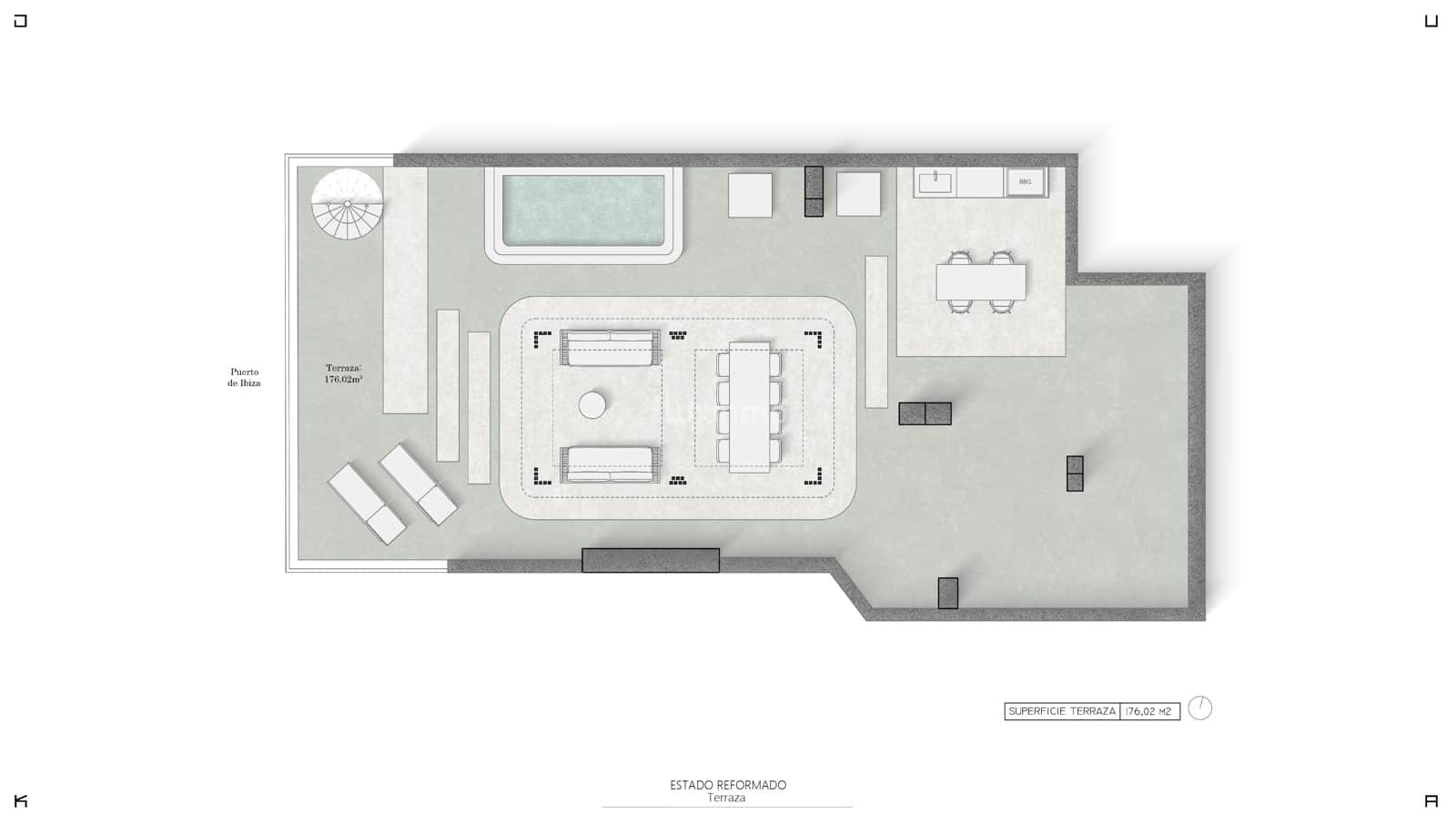 3 soveværelse Penthouse til salg i Ibiza by med swimmingpool garage - € 3.050.000 (Ref: 9597186)