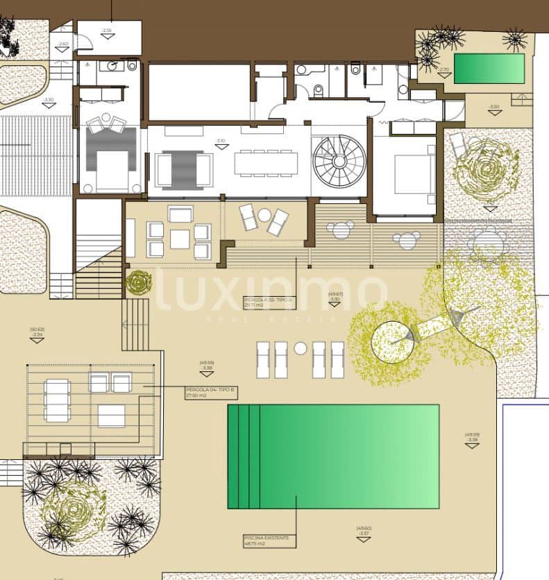 4 soveværelse Villa til salg i Benissa med swimmingpool garage - € 2.250.000 (Ref: 9720618)