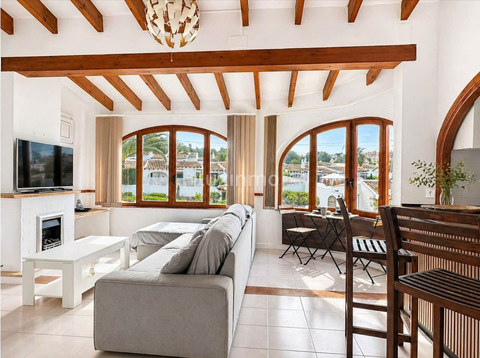 2 makuuhuone Huvila vuokrattavana paikassa Calpe / Calp mukana uima-altaan 
autotalli - 1 350 € (Ref: 9807238)