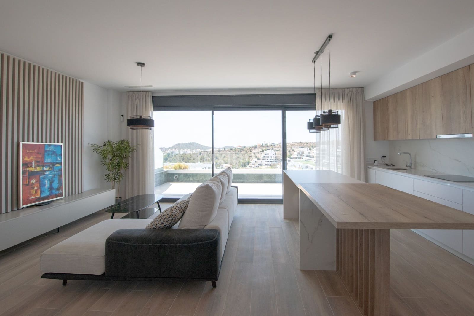 Penthouse de 3 chambres à louer à Finestrat avec piscine garage - 3 000 € (Ref: 9953291)