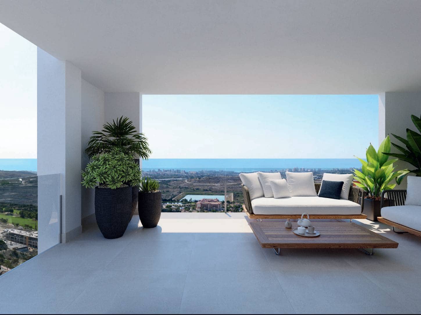 Apartamento de 3 habitaciones en Muchamiel / Mutxamel en venta con piscina garaje - 399.600 € (Ref: 9640569)