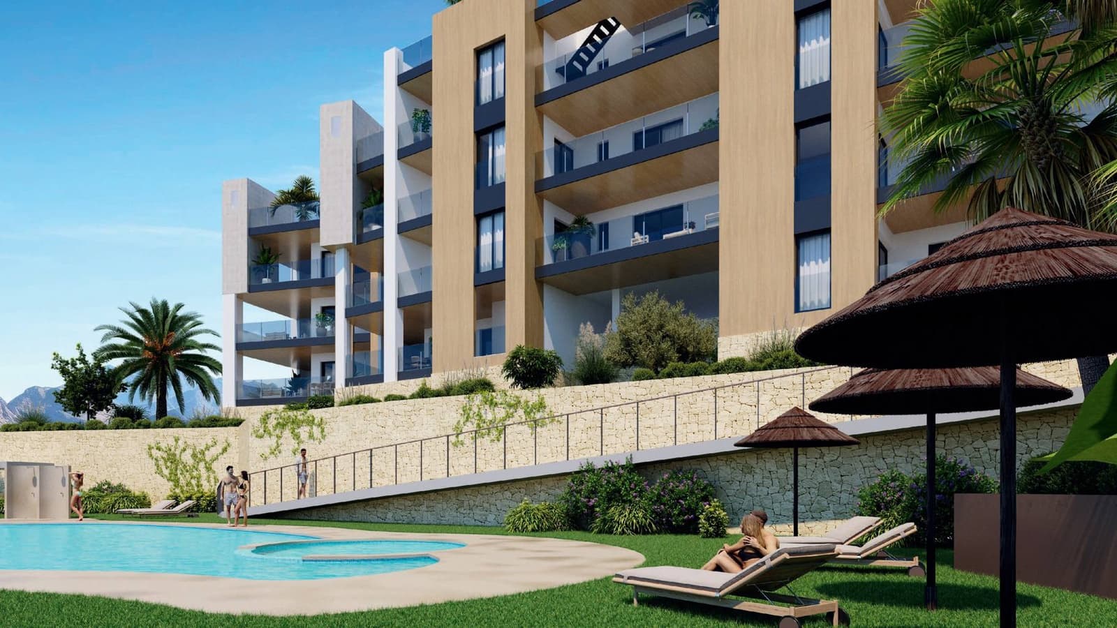 Apartamento de 3 habitaciones en Muchamiel / Mutxamel en venta con piscina garaje - 399.600 € (Ref: 9640569)