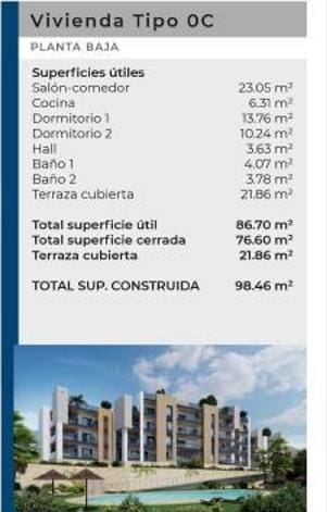 2 quarto Apartamento para venda em Muchamiel / Mutxamel com piscina garagem - 280 800 € (Ref: 9640570)
