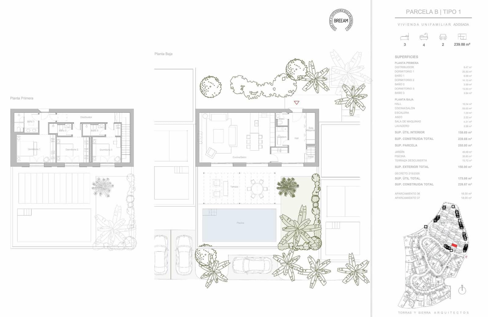 3 sovrum Radhus till salu i Sotogrande med pool garage - 1 015 000 € (Ref: 10129683)