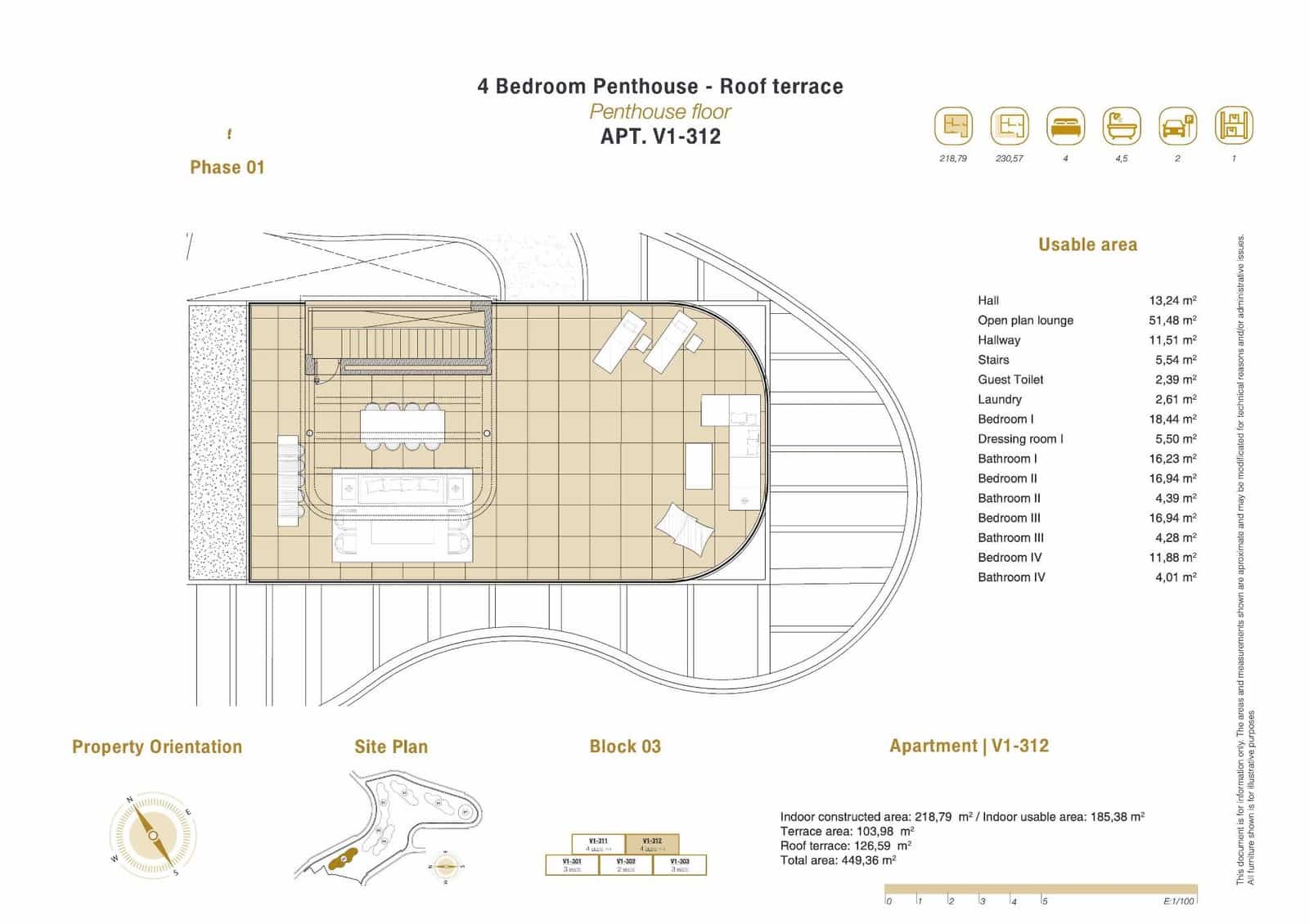 4 soverom Penthouse til salgs i La Quinta med svømmebasseng garasje - € 2 390 000 (Ref: 10155369)